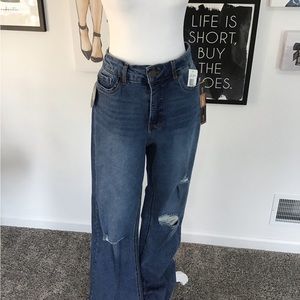 NWT size 14/32 high rise long length flare fit jeans by One 5 One